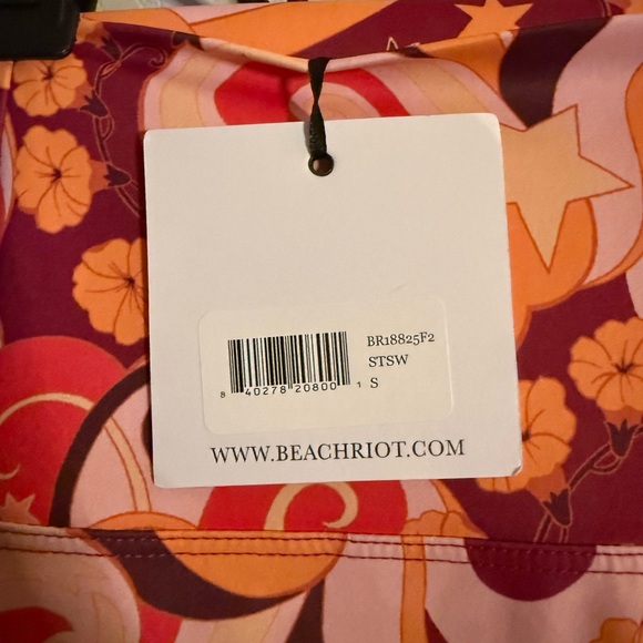 Beach Riot Floral Swirl Leggings in Pink and Orange - Picture 3 of 3